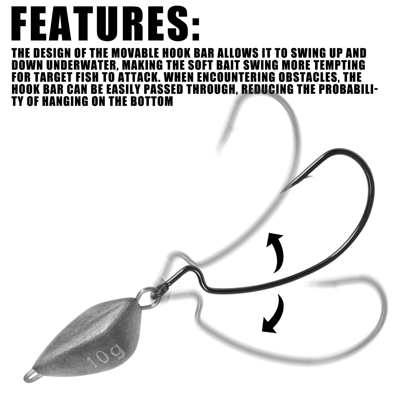 5pcs Jig Head Fishing Weight,  - Furniture Hardware Jig ulasan dan harga