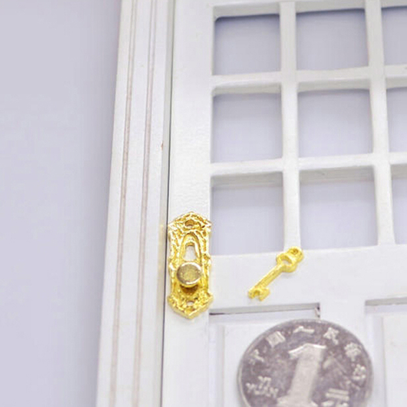 1:12 4PCS Metal Door Knocker S - Furniture Hardware Fitting ulasan dan harga
