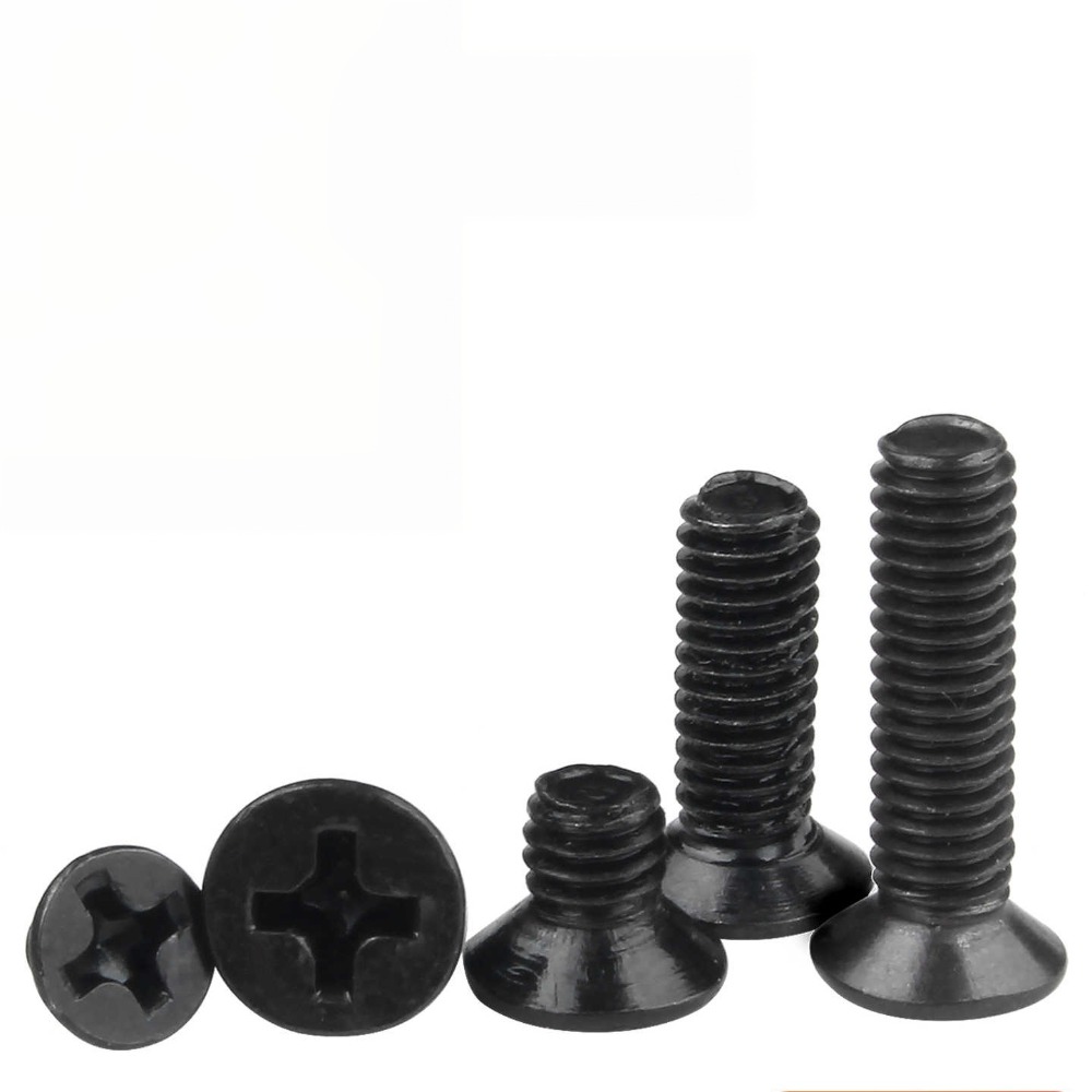 Black Carbon Steel Flat Head C - Furniture Hardware Lowes ulasan dan harga