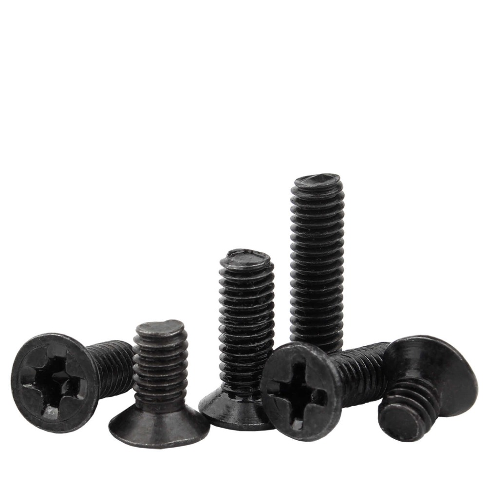 Black Carbon Steel Flat Head C - Furniture Hardware Lowes ulasan dan harga