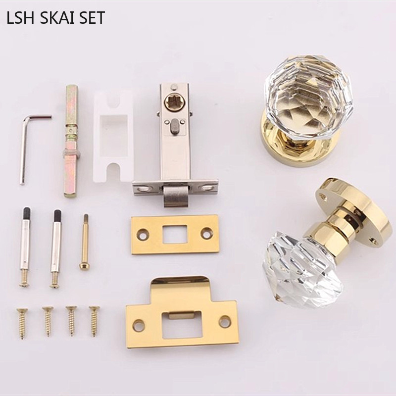 Crystal Glass Globe Handle Loc - Furniture Hardware Fitting ulasan dan harga
