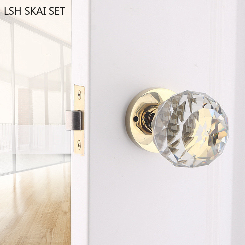 Crystal Glass Globe Handle Loc - Furniture Hardware Fitting ulasan dan harga