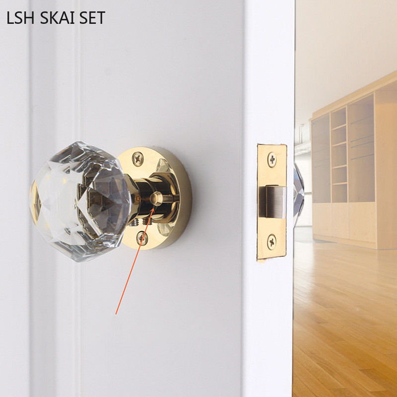 Crystal Glass Globe Handle Loc - Furniture Hardware Fitting ulasan dan harga