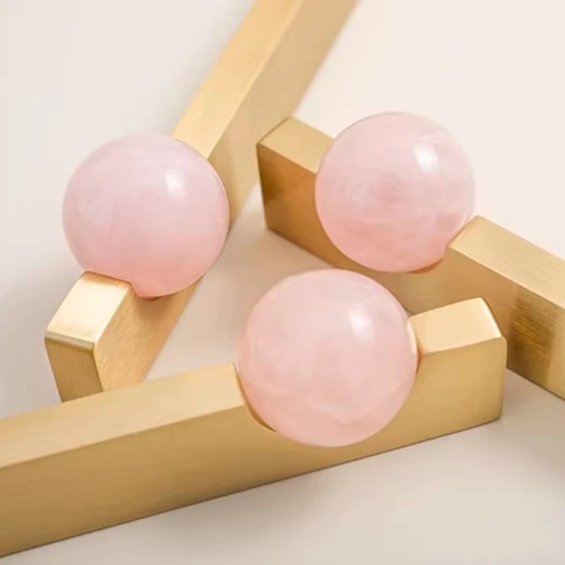 White Crystal Ball+Brass Furni - Furniture Hardware Drop Pulls ulasan dan harga