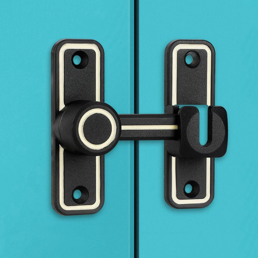 Black Luminous Barn Door Latch - Furniture Hardware Fitting ulasan dan harga