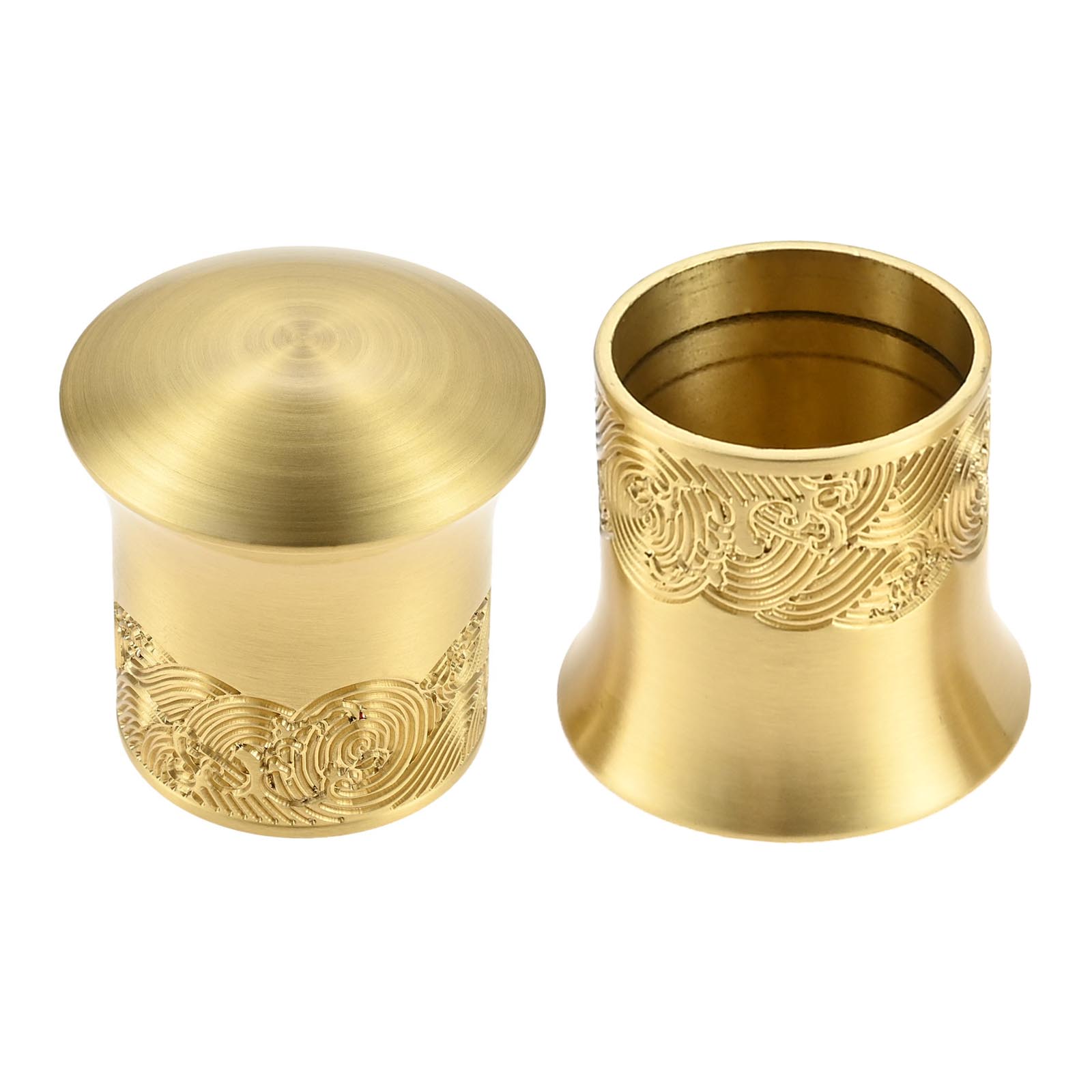 Vintage Brass Furniture Leg Co - Cabinet Hinge Overlay ulasan dan harga
